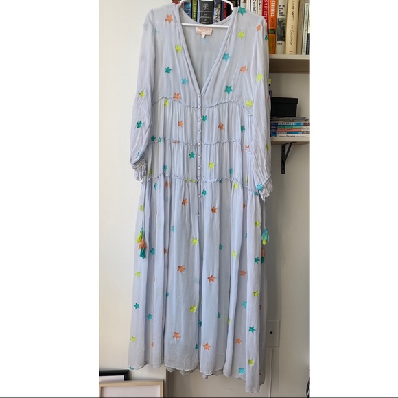 Rococo Sand Star Embroidered Maxi Dress - Picture 2 of 14